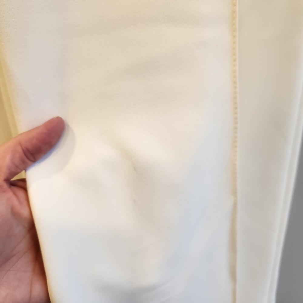 Karl Lagerfeld NWT White Straight Leg Pant - Picture 3 of 12